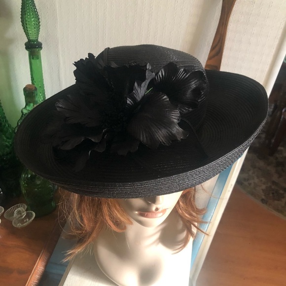 Vintage BETMAR Black Derby Hat main image 9